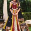 Flamboyant Viscose Cotton Designer Navratri Lehenga Choli for Garba Dance and Festival Celebrations