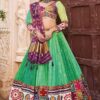 Marvelous Viscose Cotton Designer Navratri Lehenga Choli for Garba Dance and Festival Celebrations