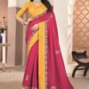 Ethnic Silk Designer Saree for Wedding and Reception