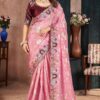 Flamboyant Silk Designer Saree for Wedding and Reception