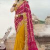 Outstanding Silk Designer Saree for Haldi, Wedding and Reception