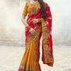 Striking Silk Designer Saree for Wedding and Reception