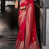 Astounding Soft Dola Viscose Silk Designer Saree for Wedding and Reception