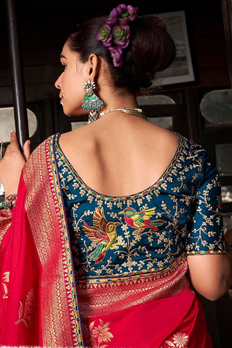 Astounding Soft Dola Viscose Silk Designer Saree for Wedding and Reception