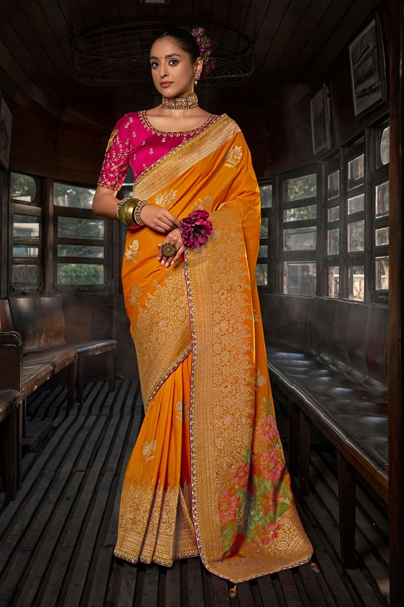Impressive Soft Dola Viscose Silk Designer Saree for Wedding and Reception
