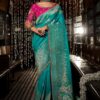 Heavenly Soft Dola Viscose Silk Designer Saree for Wedding and Reception