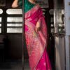 Exquisite Soft Dola Viscose Silk Designer Saree for Wedding and Reception
