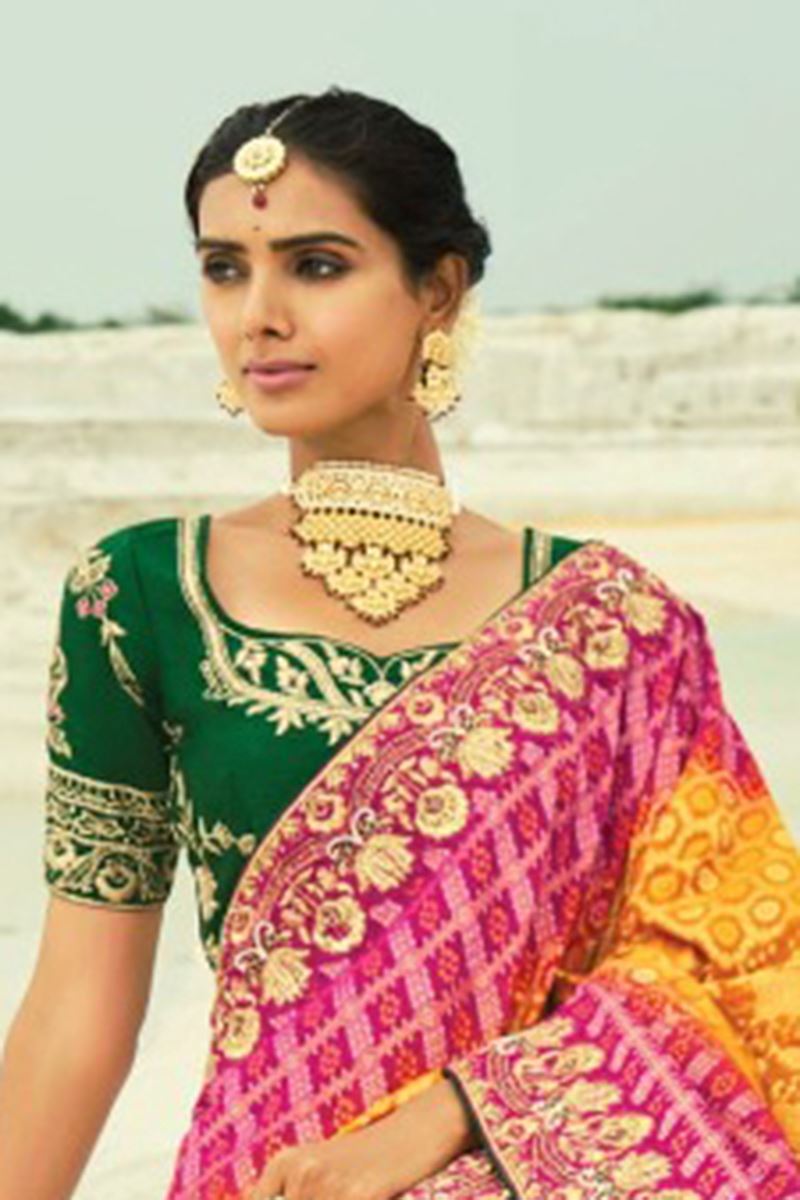 Irresistible Pure Georgette Designer Saree for Reception, Sangeet, and Parties