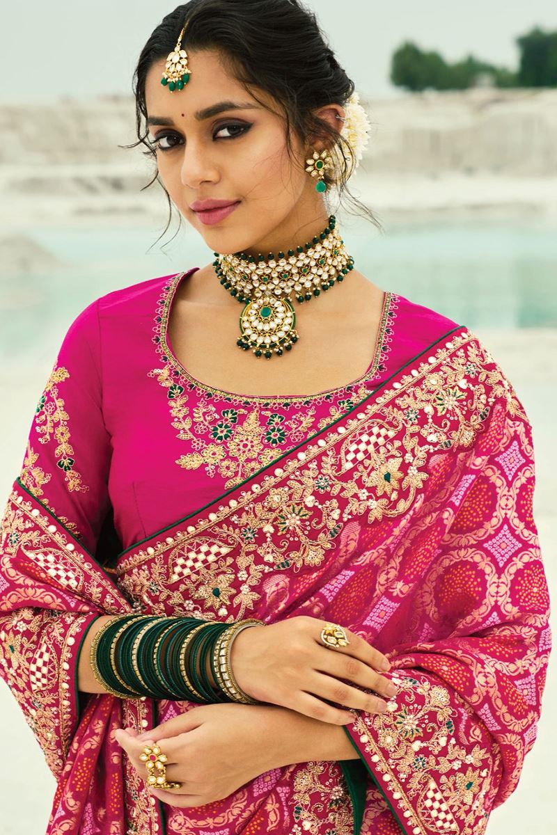 Delightful Pure Georgette Designer Saree for Reception, Sangeet, and Parties