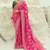 Appealing Pure Georgette Designer Saree for Reception, Sangeet, and Parties