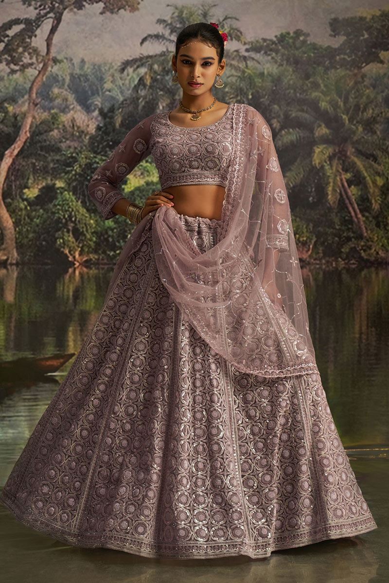 Exuberant Soft Net Designer Wedding Lehenga Choli for Engagement and Reception