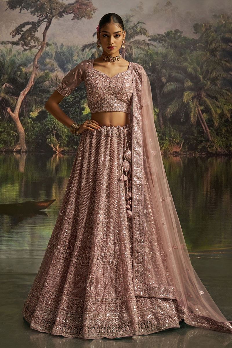 Magnificent Soft Net Designer Wedding Lehenga Choli for Engagement, Wedding, and Reception