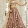 Trendy Satin Silk Designer Indo-Western Lehenga Choli for Engagement and Reception
