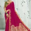 Striking Silk Designer Saree for Wedding and Reception