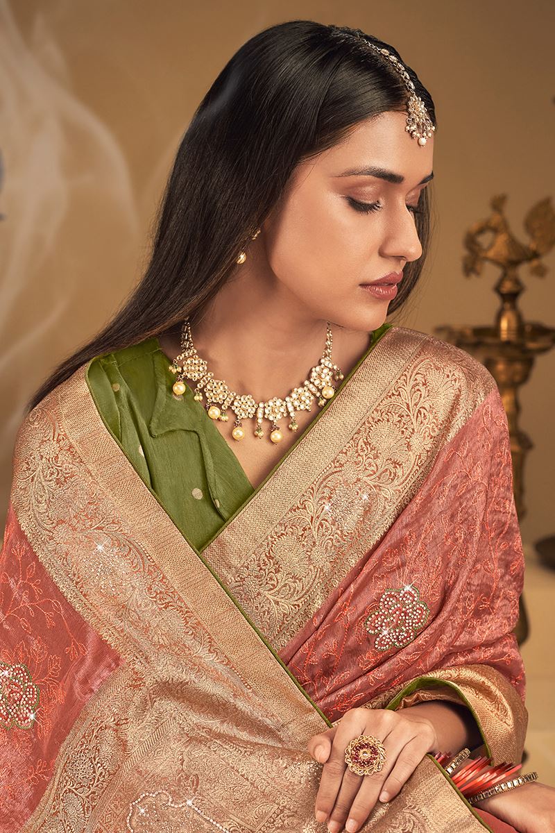 Royal Silk Designer Saree for Wedding and Reception