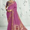 Bollywood Silk Designer Saree for Wedding and Reception