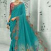 Creative Silk Designer Saree for Wedding and Reception