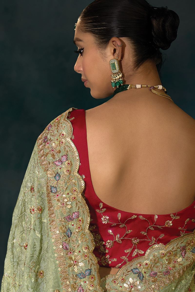 Amazing Pure Banarasi Silk Designer Saree for Engagement, Wedding, and Reception