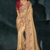 Pretty Pure Ziraf Silk Designer Saree for Engagement, Wedding, and Reception
