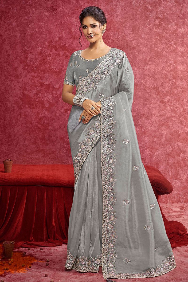 Beautiful Siya Silk Designer Saree for Engagement and Reception
