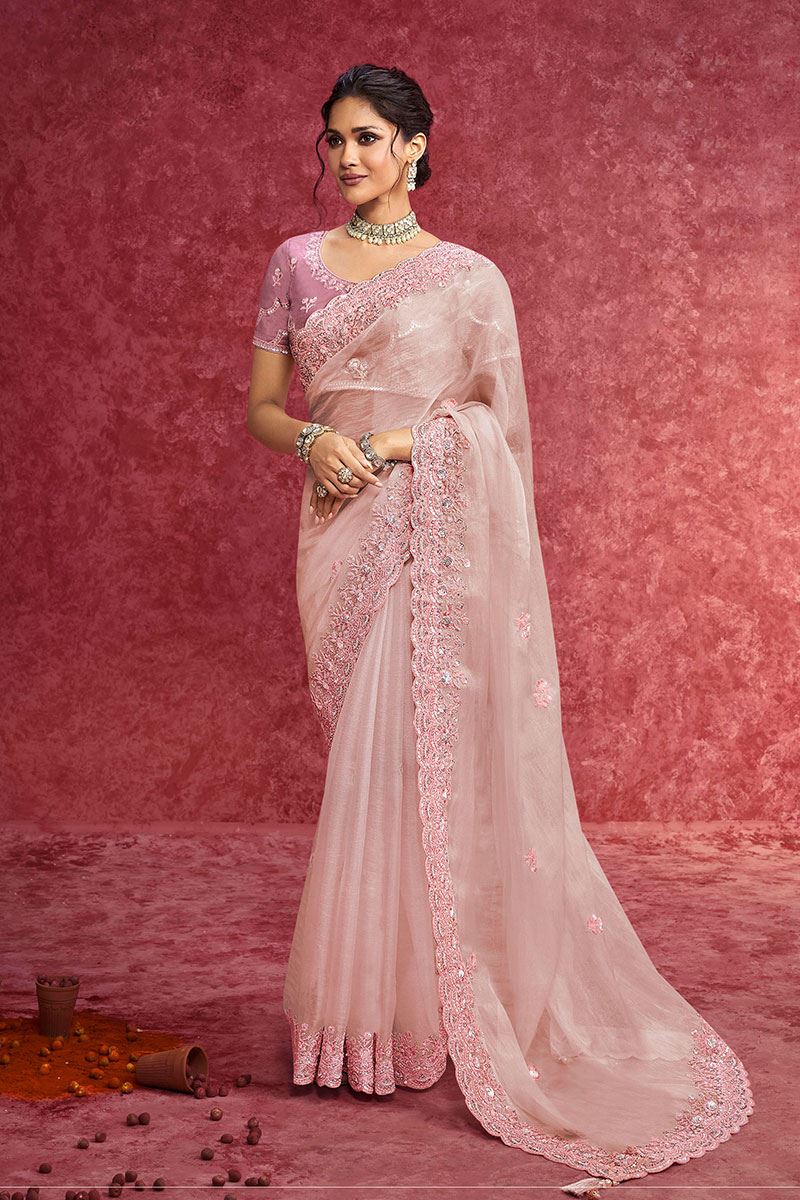 Heavenly Pure Weave Silk Designer Saree for Engagement and Reception