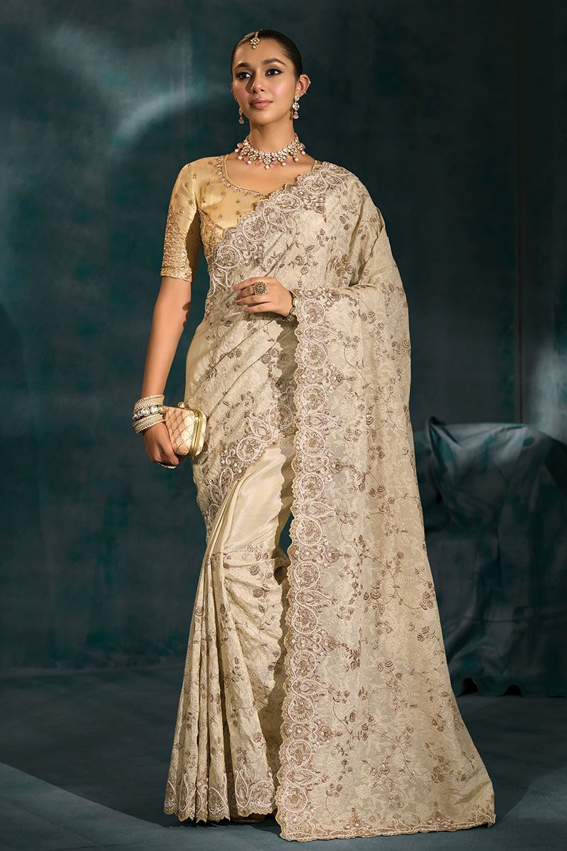 Appealing Pure Banarasi Silk Designer Saree for Wedding, Engagement, and Reception