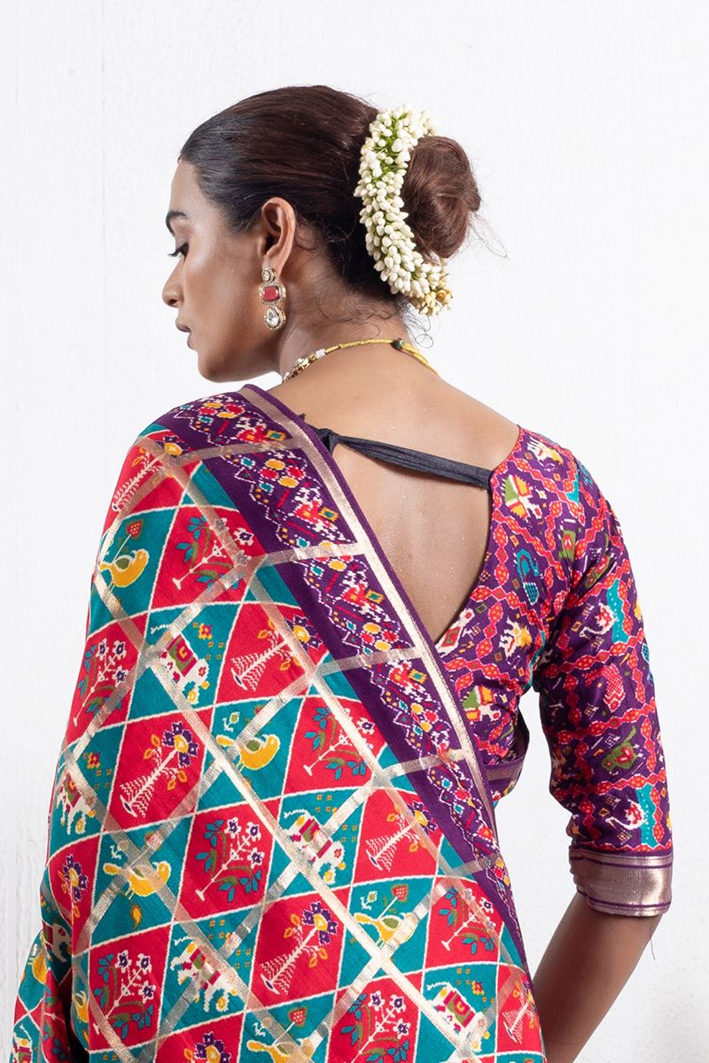 Ethnic Dola Silk Designer Saree for Wedding and Reception