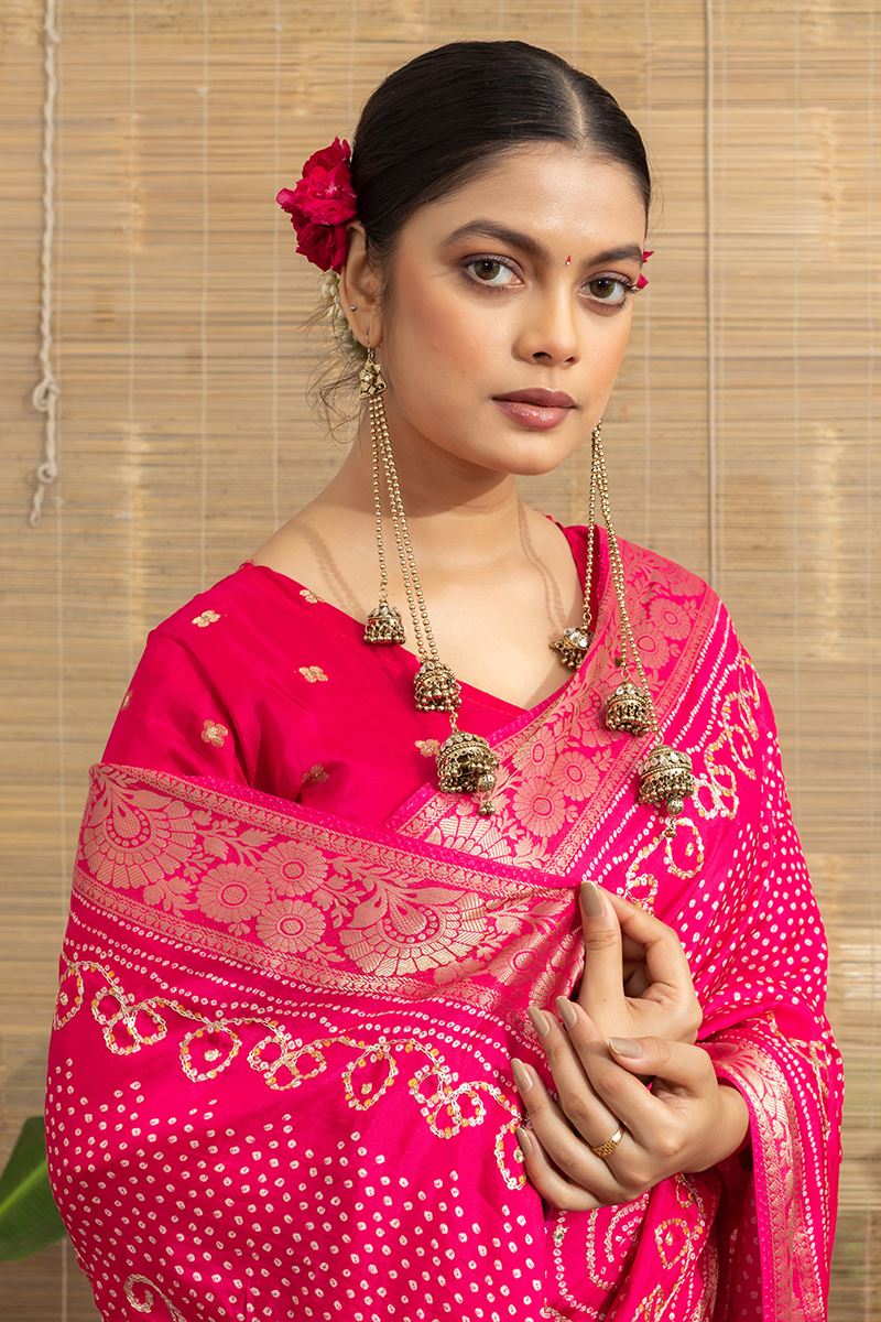 Charismatic Dola Silk Designer Saree for Wedding and Reception