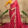 Spectacular Dola Silk Designer Saree for Wedding and Reception
