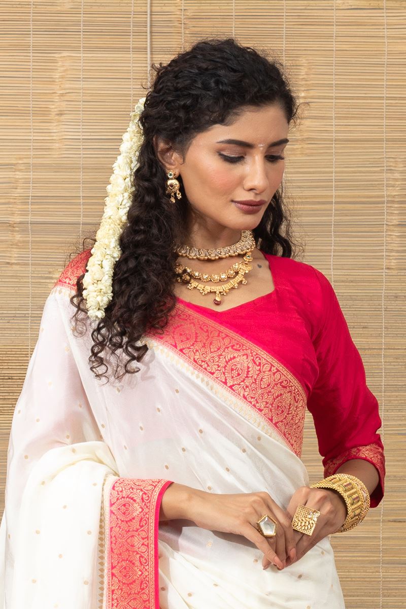 Outstanding Dola Silk Designer Saree for Engagement and Reception