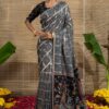 Fascinating Dola Silk Designer Saree for Engagement, Sangeet, and Parties