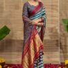 Bollywood Satin Silk Designer Saree for Engagement, Sangeet, and Parties