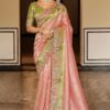 Royal Pure Viscose Jacquard Silk Designer Saree for Wedding and Reception