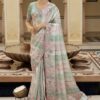 Trendy Pure Viscose Jacquard Silk Designer Saree for Engagement and Reception