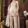 Artistic Designer Palazzo Suit for Engagement and Reception