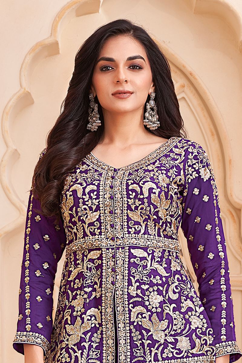 Trendy Designer Palazzo Suit for Wedding and Reception