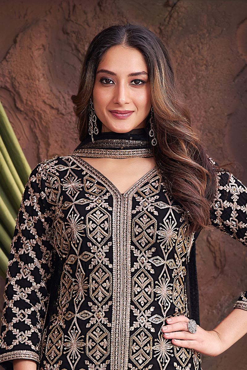 Pretty Designer Palazzo Suit for Sangeet and Parties