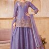 Irresistible Designer Palazzo Suit for Engagement, Wedding, and Reception