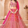 Glamorous Silk Designer Indo-Western Lehenga Choli for Wedding and Reception