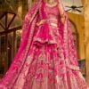 Exuberant Premium Silk Designer Bridal Lehenga Choli for Wedding