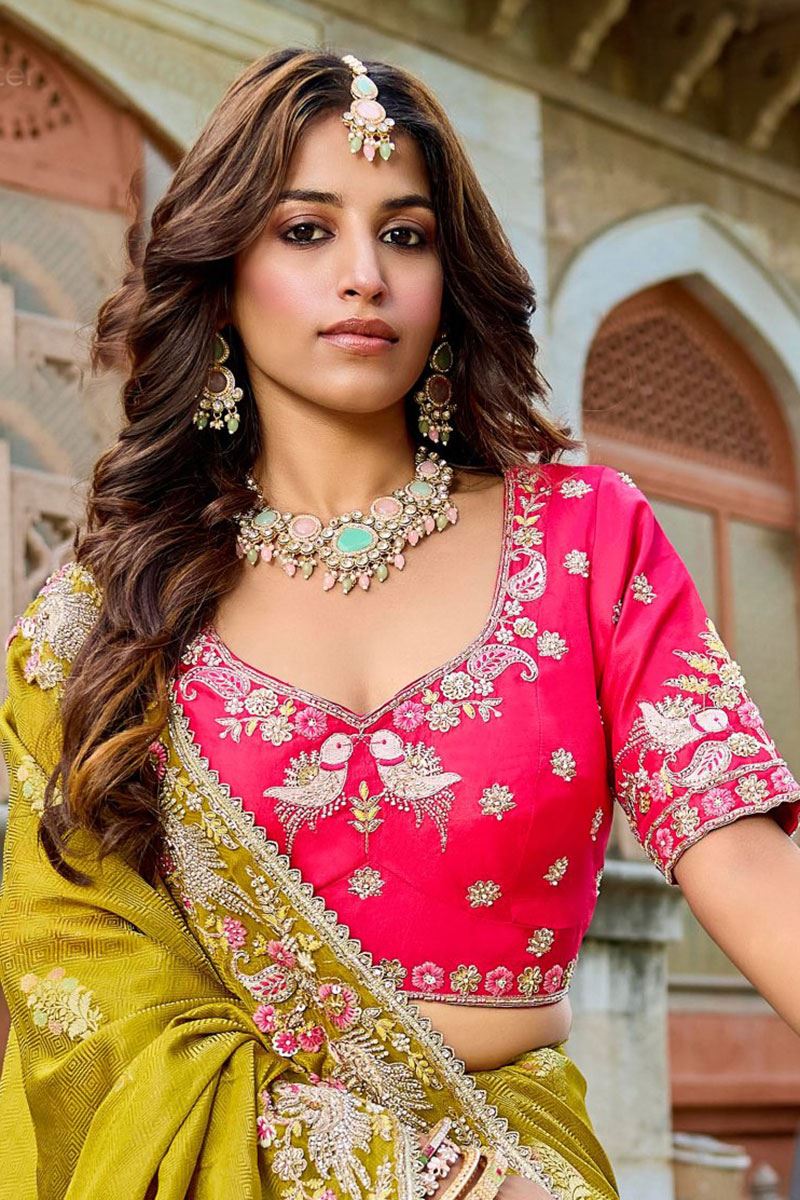 Striking Viscose Satin Tissue Designer Saree for Haldi, Wedding, and Reception