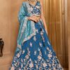 Trendy Silk Designer Indo-Western Lehenga Choli for Wedding and Reception
