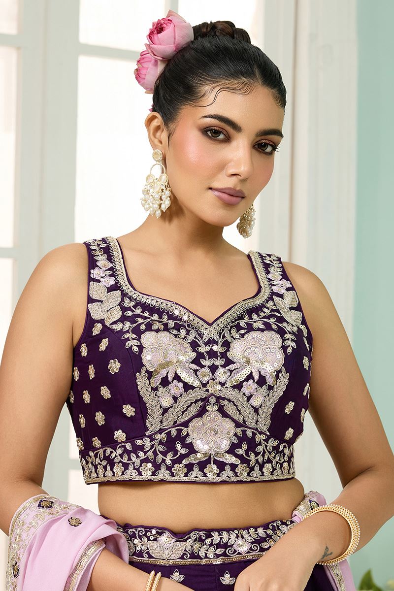 Gorgeous Georgette Designer Indo-Western Lehenga Choli for Wedding and Reception