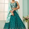 Astounding Georgette Designer Indo-Western Lehenga Choli for Mehendi, Wedding, and Reception