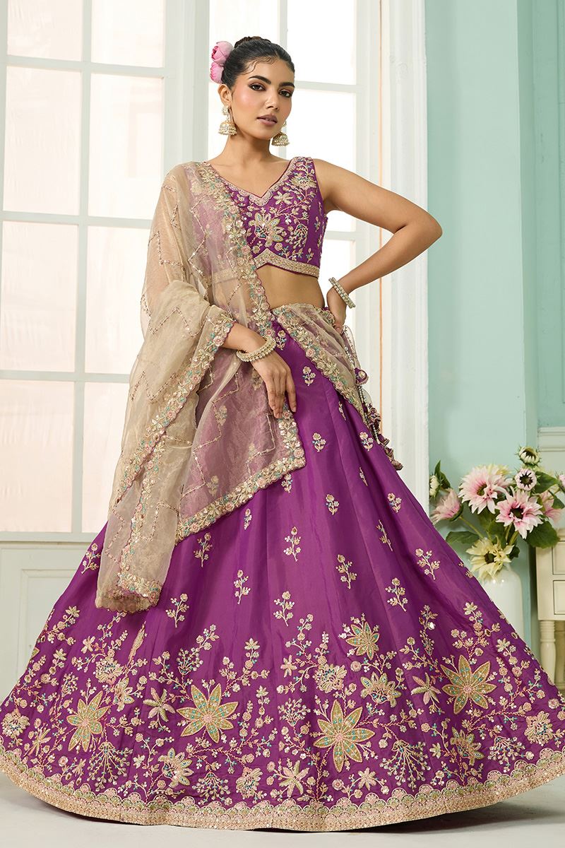 Flamboyant Georgette Designer Indo-Western Lehenga Choli for Engagement and Reception