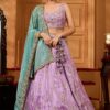 Pretty Satin Silk Designer Indo-Western Lehenga Choli for Engagement and Reception
