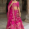 Vibrant Heavy Pure Silk Designer Bridal Lehenga Choli for Wedding