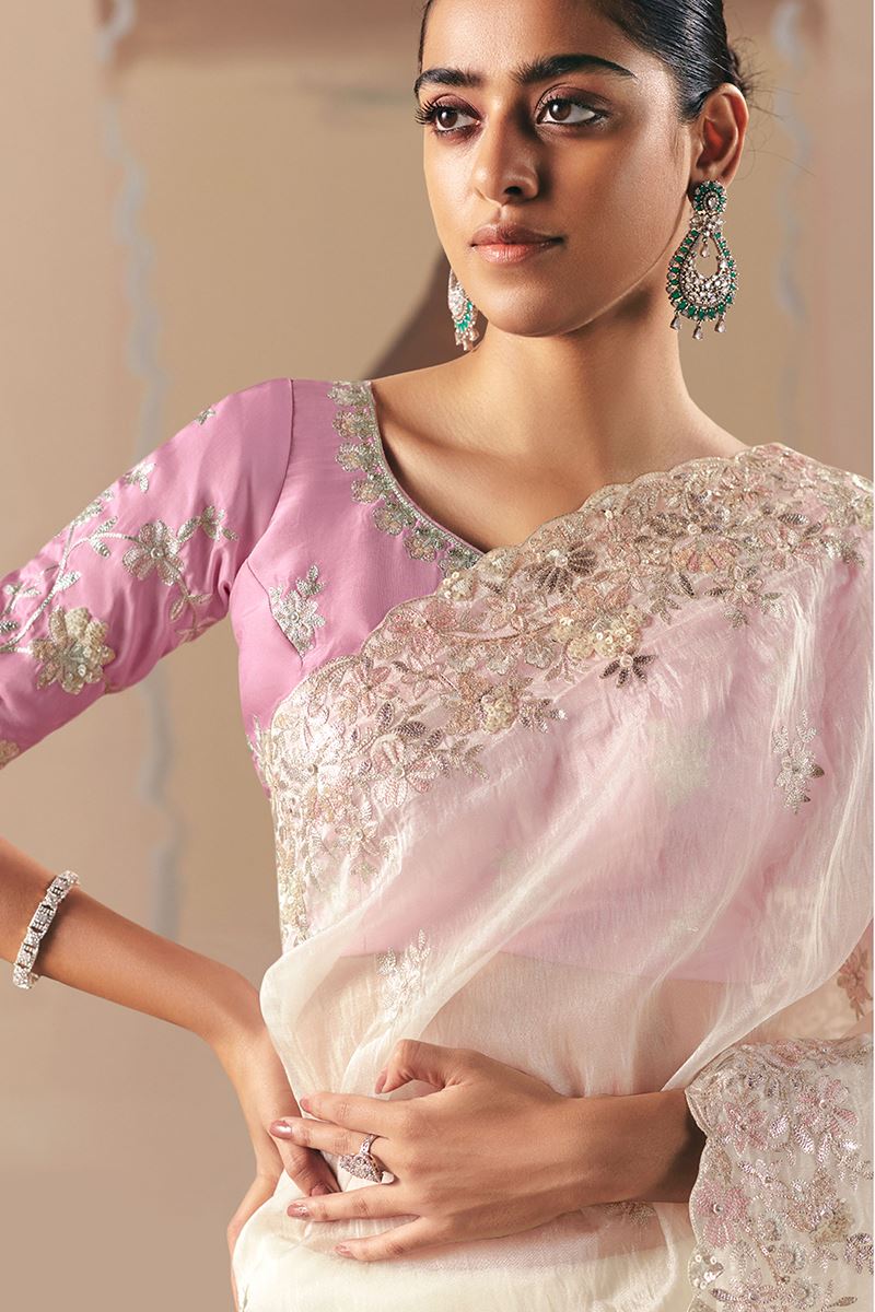 Royal Premium Fancy Silk Designer Saree for Engagement, Sangeet, and Parties