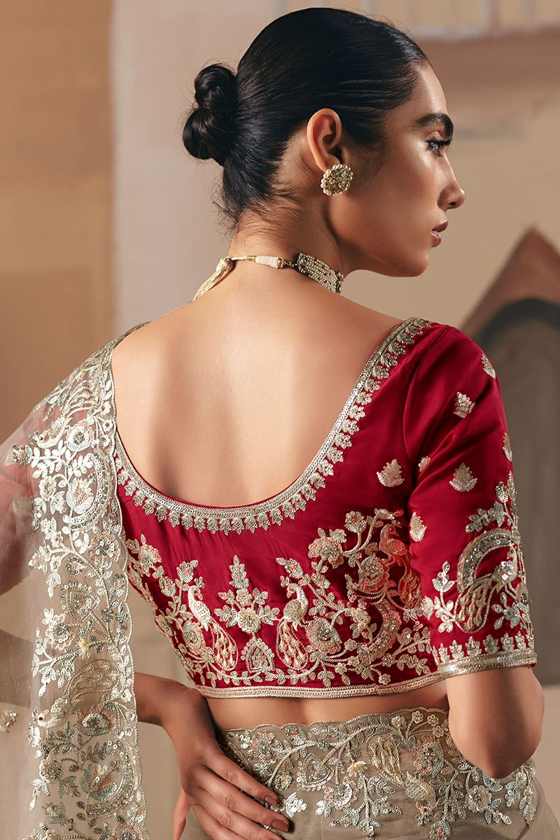 Irresistible Premium Fancy Silk Designer Saree for Engagement, Sangeet, and Parties