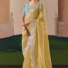 Classy Premium Fancy Silk Designer Saree for Haldi, Sangeet, and Parties